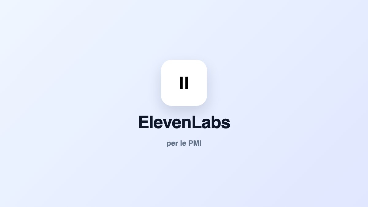 ElevenLabs italiano: trasforma il testo in voce naturale