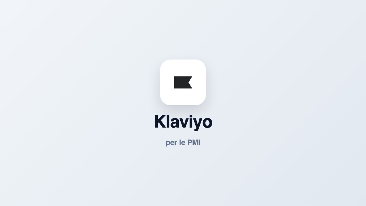 Klaviyo cos'è: email marketing per chi vende online